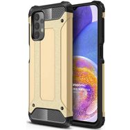 Microsonic Samsung Galaxy A23 Rugged Armor Gold Cep Telefonu Kılıfı