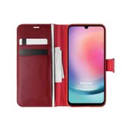 Microsonic Samsung Galaxy A24 Delux Leather Wallet Cep Telefonu Kılıfı