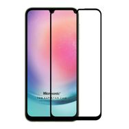 Microsonic Samsung Galaxy A24 Tam Kaplayan Temperli Siyah Cam Ekran Koruyucu