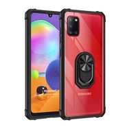 Microsonic Samsung Galaxy A31 Grande Clear Ring Holder Kılıf
