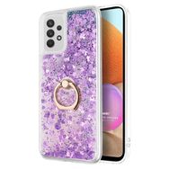 Microsonic Samsung Galaxy A32 4G Glitter Liquid Holder Mor Kılıf