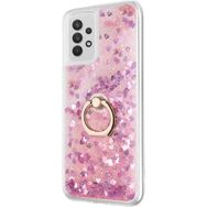 Microsonic Samsung Galaxy A32 4G Glitter Liquid Holder Pembe Kılıf