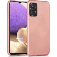 Microsonic Samsung Galaxy A32 4G Matte Silicone Rose Gold Kılıf