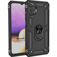 Microsonic Samsung Galaxy A32 4G Military Ring Holder Siyah Kılıf