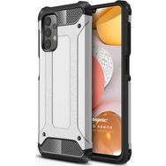 Microsonic Samsung Galaxy A32 4G Rugged Armor Gümüş Kılıf