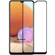 Microsonic Samsung Galaxy A32 4G Tam Kaplayan Temperli Siyah Cam Ekran Koruyucu