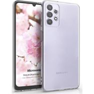 Microsonic Samsung Galaxy A32 4G Transparent Soft Beyaz Kılıf