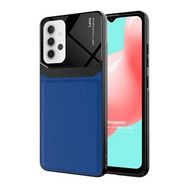Microsonic Samsung Galaxy A32 4G Uniq Leather Lacivert Kılıf