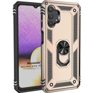 Microsonic Samsung Galaxy A32 5G Military Ring Holder Gold Kılıf