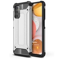Microsonic Samsung Galaxy A32 5G Rugged Armor Gümüş Kılıf