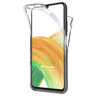 Microsonic Samsung Galaxy A33 5G 6 Tarafı Tam Full Koruma 360 Clear Soft Şeffaf Kılıf