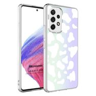 Microsonic Samsung Galaxy A33 5G Braille Feel Desenli Cow Kılıf