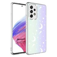 Microsonic Samsung Galaxy A33 5g Braille Feel Desenli Moon Kılıf