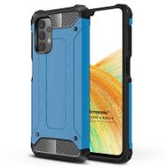 Microsonic Samsung Galaxy A33 5G Rugged Armor Mavi Cep Telefonu Kılıfı