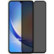 Microsonic Samsung Galaxy A34 Privacy 5D Gizlilik Filtreli Siyah Cam Ekran Koruyucu