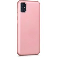 Microsonic Samsung Galaxy A51 Matte Silicone Rose Gold Kılıf