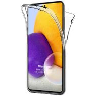 Microsonic Samsung Galaxy A52S 6 Tarafı Tam Full Koruma 360 Clear Soft Cep Telefonu Kılıfı