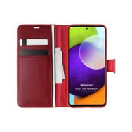 Microsonic Samsung Galaxy A52S Delux Leather Wallet Siyah Kılıf