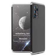 Microsonic Samsung Galaxy A53 5G Double Dip 360 Protective Siyah Gri Kılıf