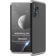 Microsonic Samsung Galaxy A53 5G Double Dip 360 Protective Siyah Gri Kılıf