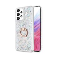 Microsonic Samsung Galaxy A53 5G Glitter Liquid Gümüş Kılıf
