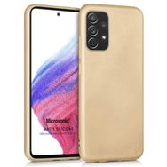 Microsonic Samsung Galaxy A53 5G Matte Silicone Gold Kılıf