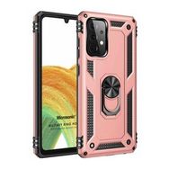 Microsonic Samsung Galaxy A53 5G Military Ring Holder Rose Gold Cep Telefonu Kılıf