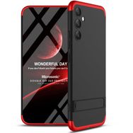 Microsonic Samsung Galaxy A54 Double Dip 360 Protective Siyah Kırmızı Kılıf