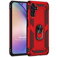 Microsonic Samsung Galaxy A54 Military Ring Holder Kırmızı Kılıf