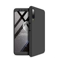 Microsonic Samsung Galaxy A7 Double Dip 360 Protective Siyah Kılıf