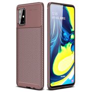 Microsonic Samsung Galaxy A71 Legion Series Kahverengi Kılıf