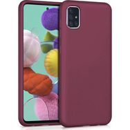 Microsonic Samsung Galaxy A71 Matte Silicone Mor Kılıf