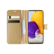 Microsonic Samsung Galaxy A72 Delux Leather Wallet Siyah Kılıf