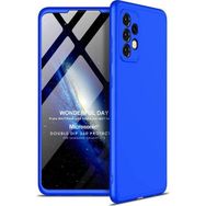 Microsonic Samsung Galaxy A72 Double Dip 360 Protective Mavi Kılıf