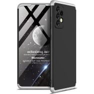 Microsonic Samsung Galaxy A72 Double Dip 360 Protective Siyah Gri Kılıf
