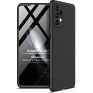 Microsonic Samsung Galaxy A72 Double Dip 360 Protective Siyah Kılıf