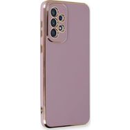 Microsonic Samsung Galaxy A72 Olive Plated Lila Kılıf