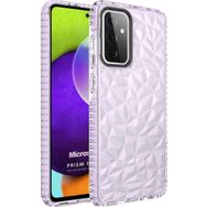 Microsonic Samsung Galaxy A72 Prism Hybrid Mor Cep Telefonu Kılıf