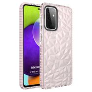 Microsonic Samsung Galaxy A72 Prism Hybrid Pembe Cep Telefonu Kılıf