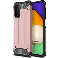 Microsonic Samsung Galaxy A72 Rugged Armor Rose Gold Cep Telefonu Kılıf