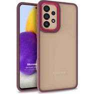 Microsonic Samsung Galaxy A73 5G Bright Planet Kırmızı Kılıf