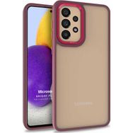 Microsonic Samsung Galaxy A73 5G Bright Planet Kırmızı Kılıf