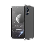 Microsonic Samsung Galaxy A73 5G Dip 360 Gri Siyah Kılıf