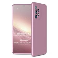 Microsonic Samsung Galaxy A73 5G Double Dip 360 Protective Rose Gold Cep Telefonu Kılıf