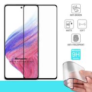 Microsonic Samsung Galaxy A73 5G Seramik Matte Flexible Siyah Ekran Koruyucu