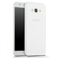 Microsonic Samsung Galaxy A8 Transparent Soft Beyaz Kılıf