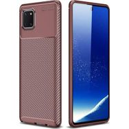 Microsonic Samsung Galaxy A81 Note 10 Lite Legion Series Kahverengi Cep Telefonu Kılıf