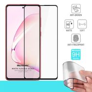 Microsonic Samsung Galaxy A81 Seramik Matte Flexible Siyah Ekran Koruyucu