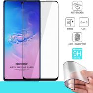 Microsonic Samsung Galaxy A91 Seramik Matte Flexible Siyah Ekran Koruyucu