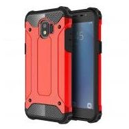 Microsonic Samsung Galaxy J2 Pro 2018 Rugged Armor Kırmızı Kılıf